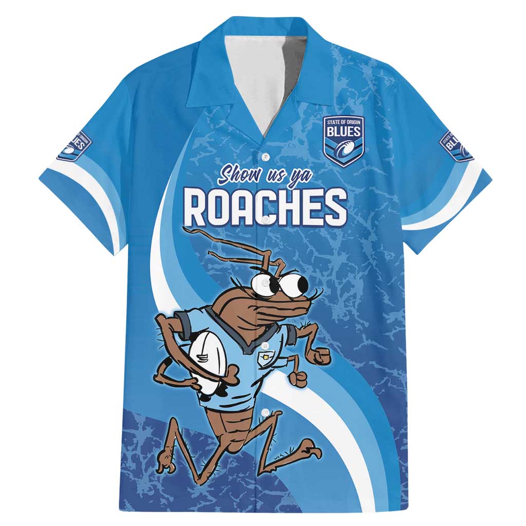 Custom NSW Cockroaches Blues Family Matching Mermaid Dress and Hawaiian Shirt New South Wales Origin No1