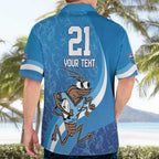 Custom NSW Cockroaches Blues Hawaiian Shirt New South Wales Origin No1
