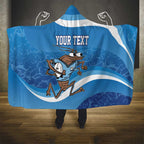 Custom NSW Cockroaches Blues Hooded Blanket New South Wales Origin No1