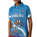 Custom NSW Cockroaches Blues Kid Polo Shirt New South Wales Origin No1
