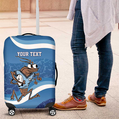 Custom NSW Cockroaches Blues Luggage Cover New South Wales Origin No1