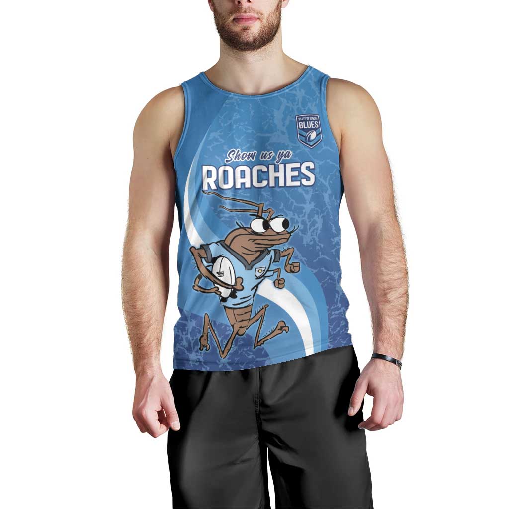 Custom NSW Cockroaches Blues Men Tank Top New South Wales Origin No1
