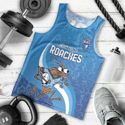 Custom NSW Cockroaches Blues Men Tank Top New South Wales Origin No1