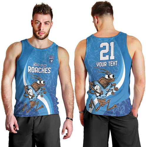 Custom NSW Cockroaches Blues Men Tank Top New South Wales Origin No1