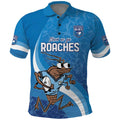 Custom NSW Cockroaches Blues Polo Shirt New South Wales Origin No1