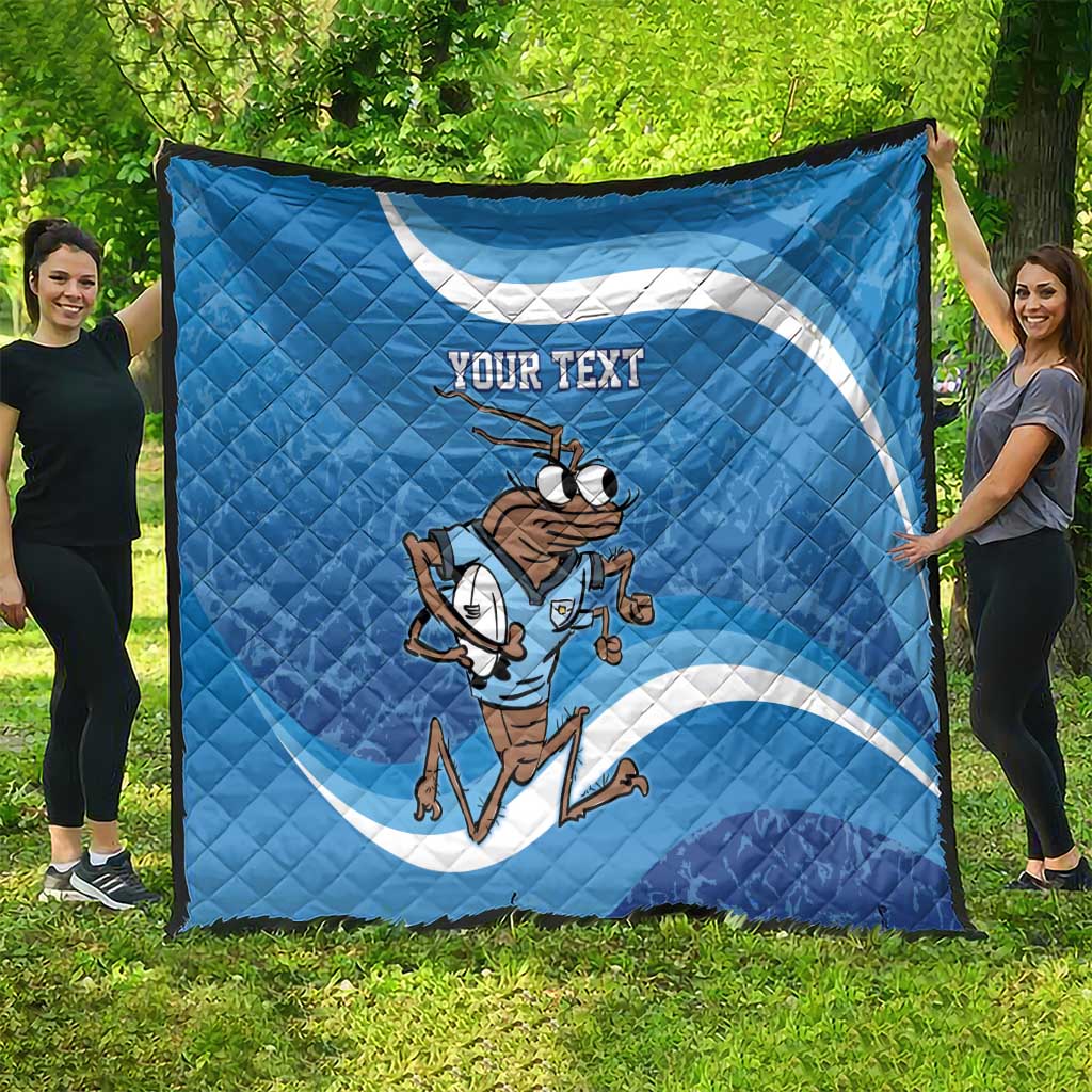 Custom NSW Cockroaches Blues Quilt New South Wales Origin No1