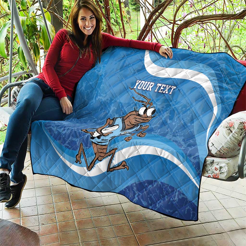 Custom NSW Cockroaches Blues Quilt New South Wales Origin No1