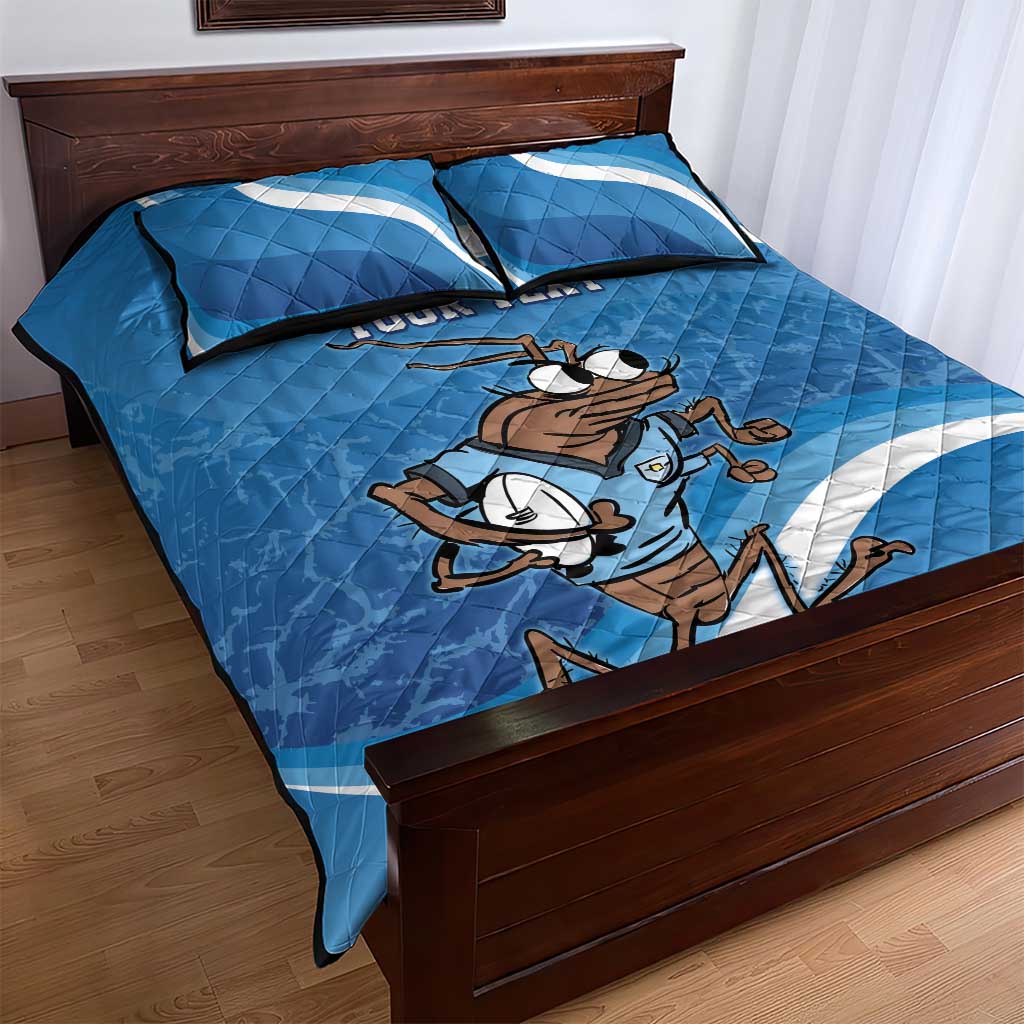 Custom NSW Cockroaches Blues Quilt Bed Set New South Wales Origin No1