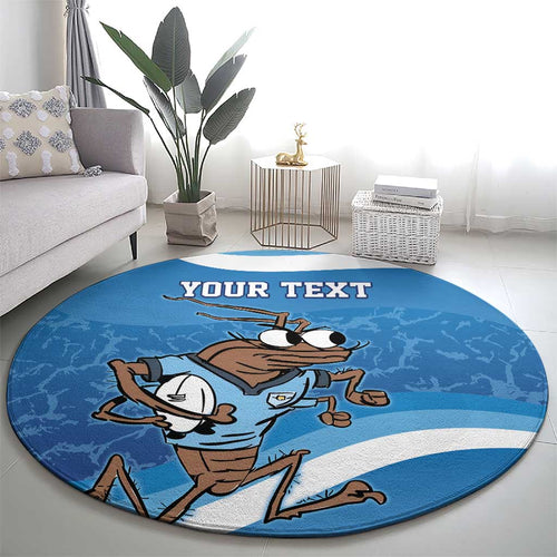 Custom NSW Cockroaches Blues Round Carpet New South Wales Origin No1