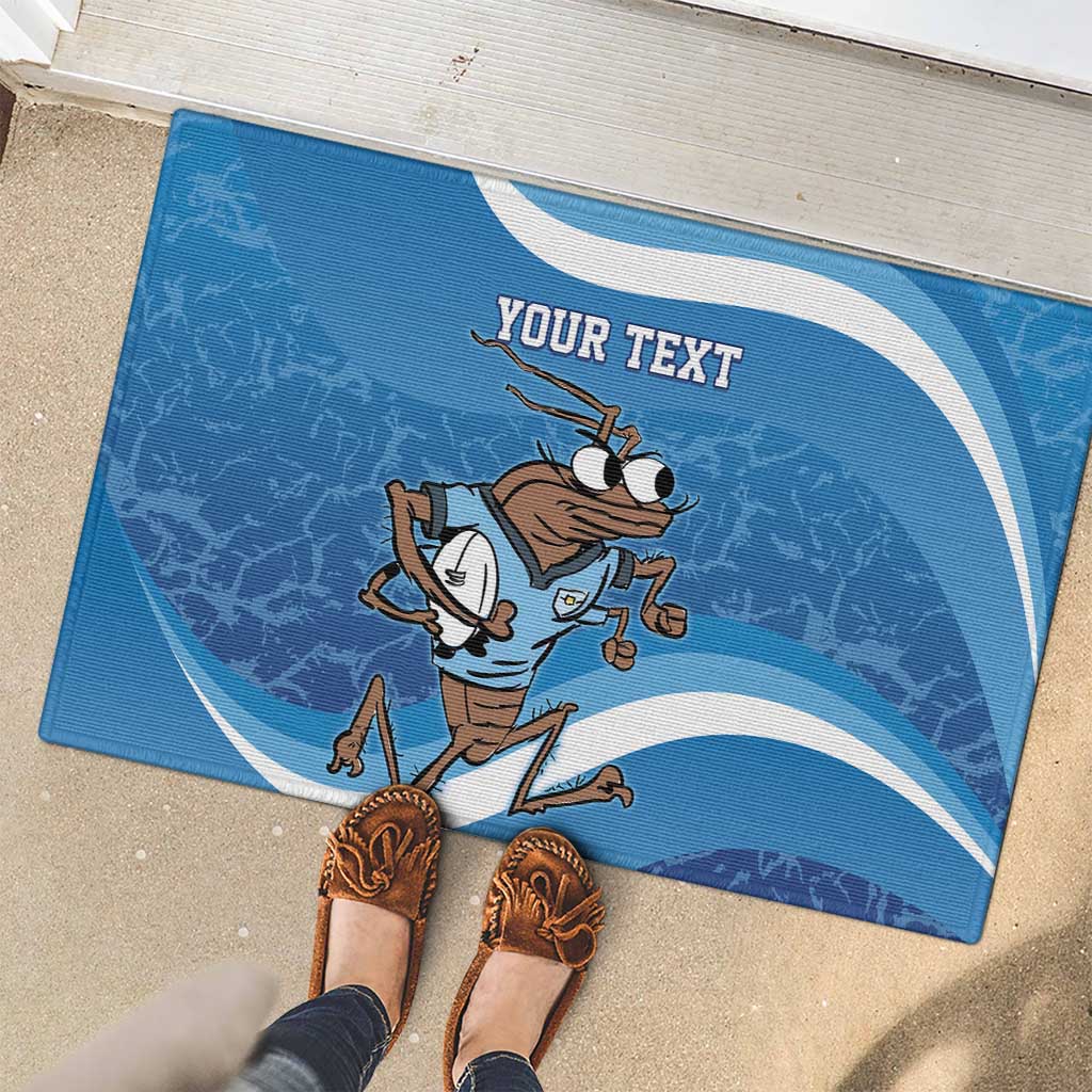 Custom NSW Cockroaches Blues Rubber Doormat New South Wales Origin No1