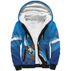 Custom NSW Cockroaches Blues Sherpa Hoodie New South Wales Origin No1