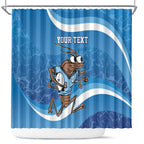 Custom NSW Cockroaches Blues Shower Curtain New South Wales Origin No1