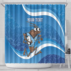 Custom NSW Cockroaches Blues Shower Curtain New South Wales Origin No1