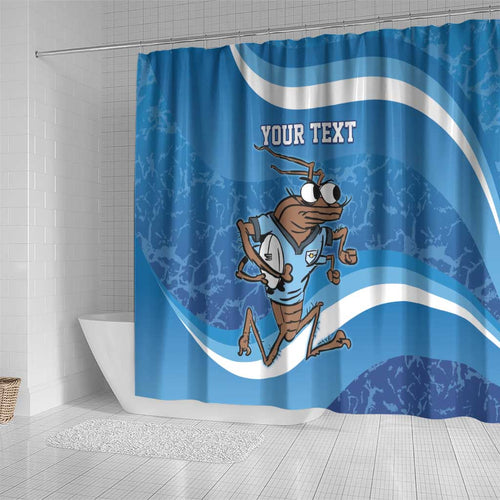 Custom NSW Cockroaches Blues Shower Curtain New South Wales Origin No1