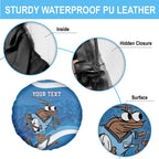 Custom NSW Cockroaches Blues Spare Tire Cover New South Wales Origin No1