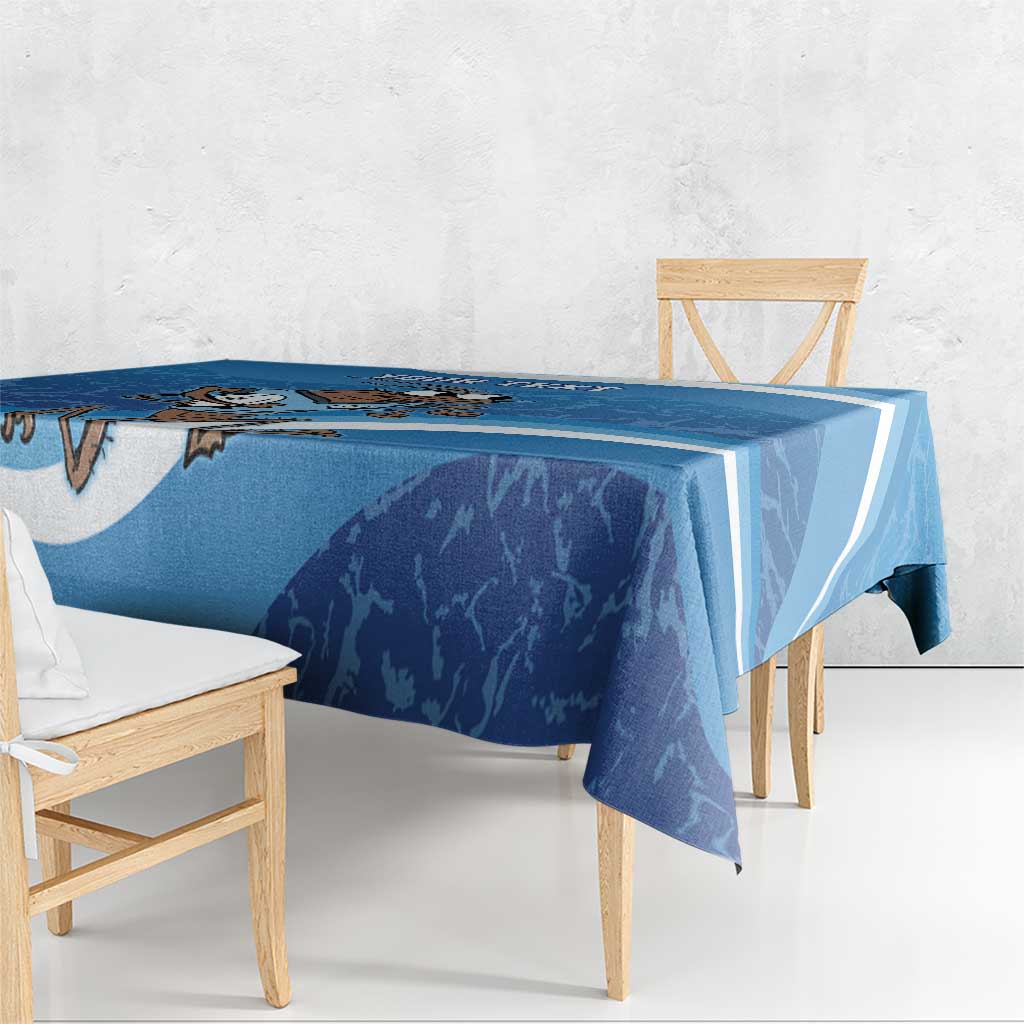 Custom NSW Cockroaches Blues Tablecloth New South Wales Origin No1