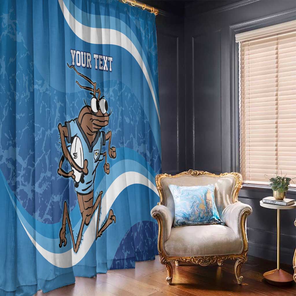 Custom NSW Cockroaches Blues Window Curtain New South Wales Origin No1
