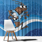 Custom NSW Cockroaches Blues Window Curtain New South Wales Origin No1