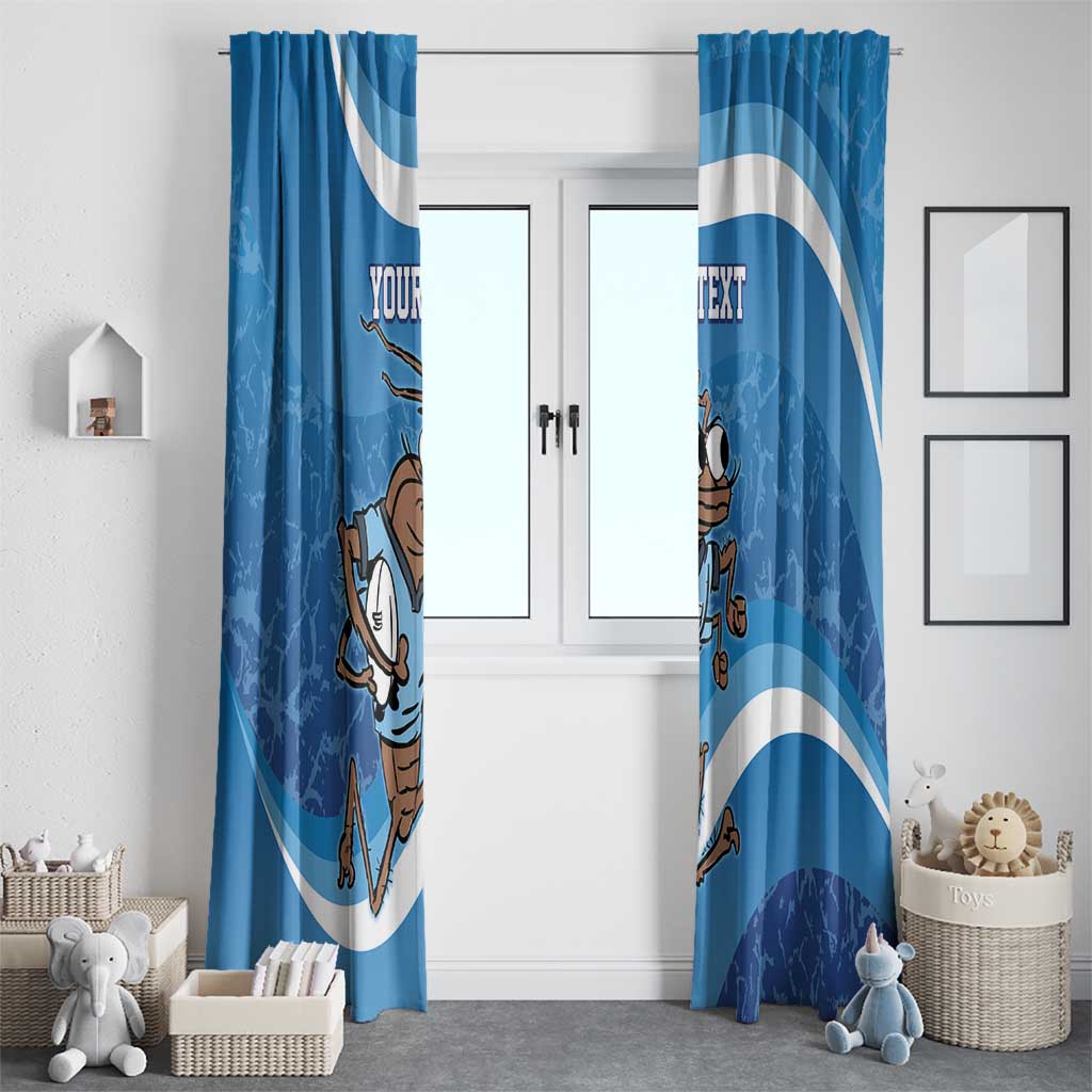 Custom NSW Cockroaches Blues Window Curtain New South Wales Origin No1