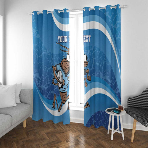 Custom NSW Cockroaches Blues Window Curtain New South Wales Origin No1