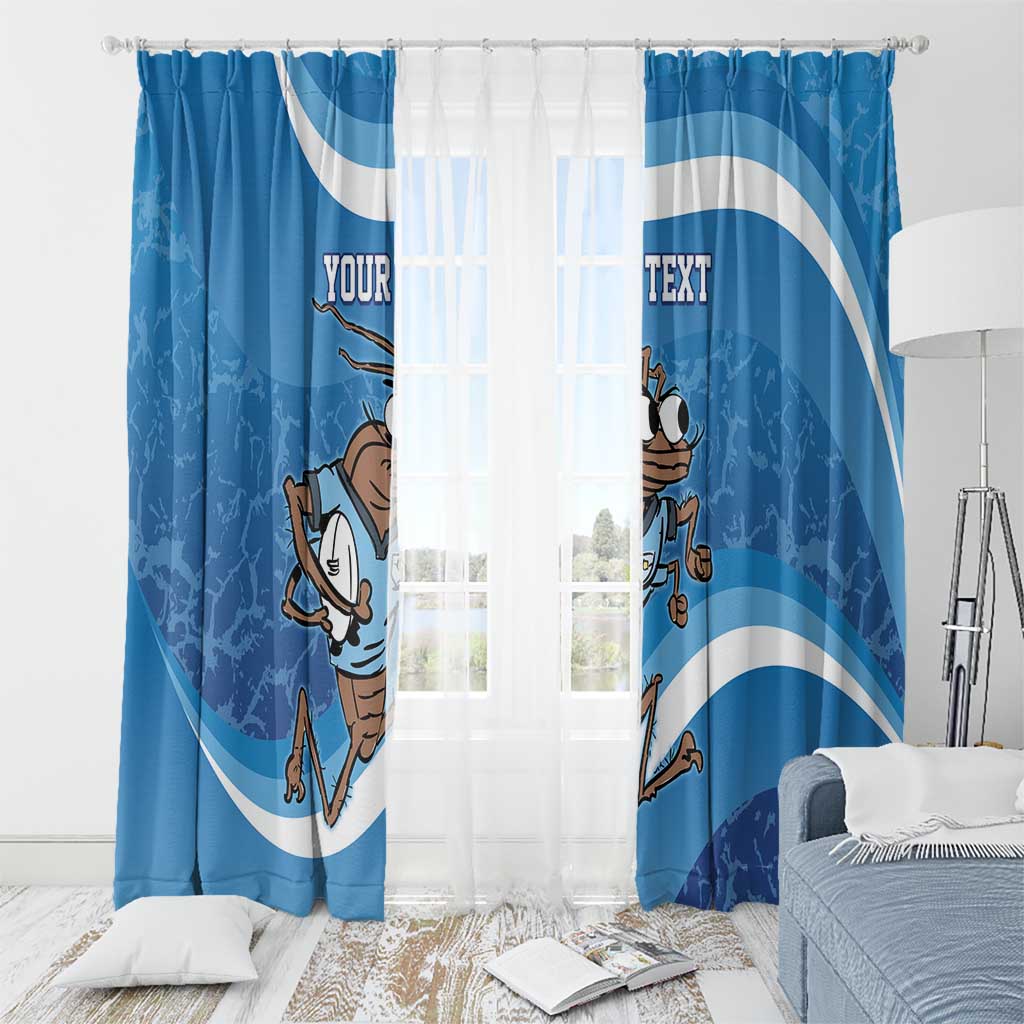 Custom NSW Cockroaches Blues Window Curtain New South Wales Origin No1