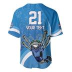 Custom NSW Cockroaches Blues Baseball Jersey New South Wales Origin No2