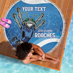 Custom NSW Cockroaches Blues Beach Blanket New South Wales Origin No2