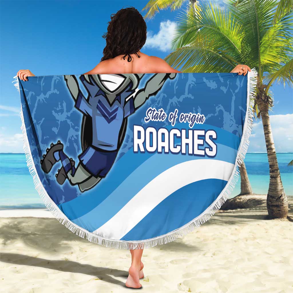 Custom NSW Cockroaches Blues Beach Blanket New South Wales Origin No2