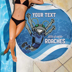 Custom NSW Cockroaches Blues Beach Blanket New South Wales Origin No2