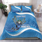 Custom NSW Cockroaches Blues Bedding Set New South Wales Origin No2