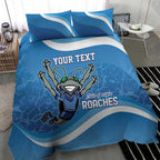 Custom NSW Cockroaches Blues Bedding Set New South Wales Origin No2
