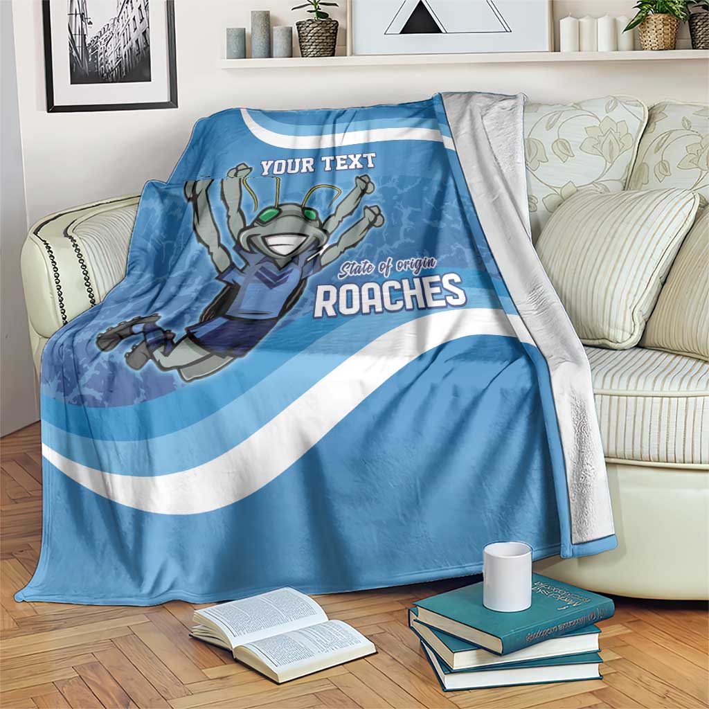 Custom NSW Cockroaches Blues Blanket New South Wales Origin No2
