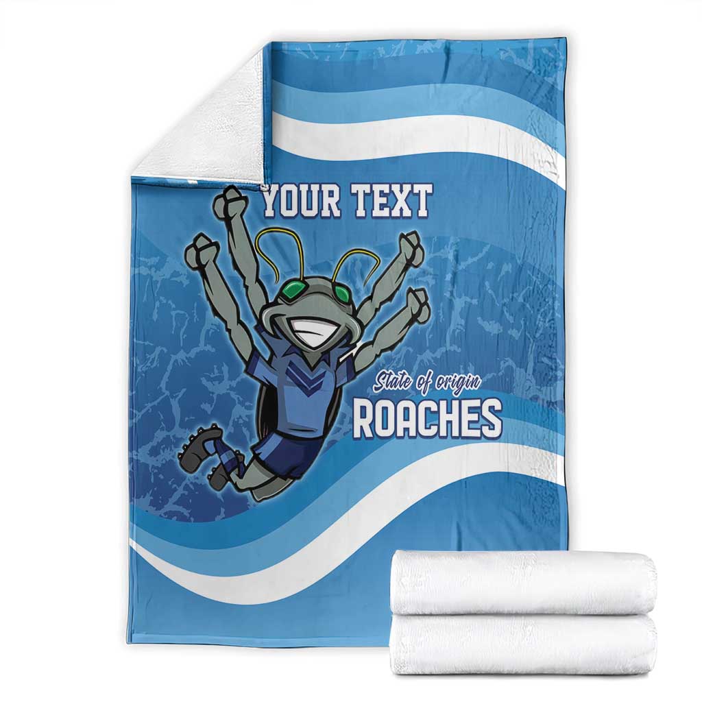 Custom NSW Cockroaches Blues Blanket New South Wales Origin No2