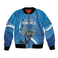 Custom NSW Cockroaches Blues Bomber Jacket New South Wales Origin No2