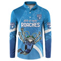 Custom NSW Cockroaches Blues Button Sweatshirt New South Wales Origin No2