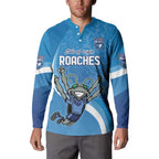 Custom NSW Cockroaches Blues Button Sweatshirt New South Wales Origin No2