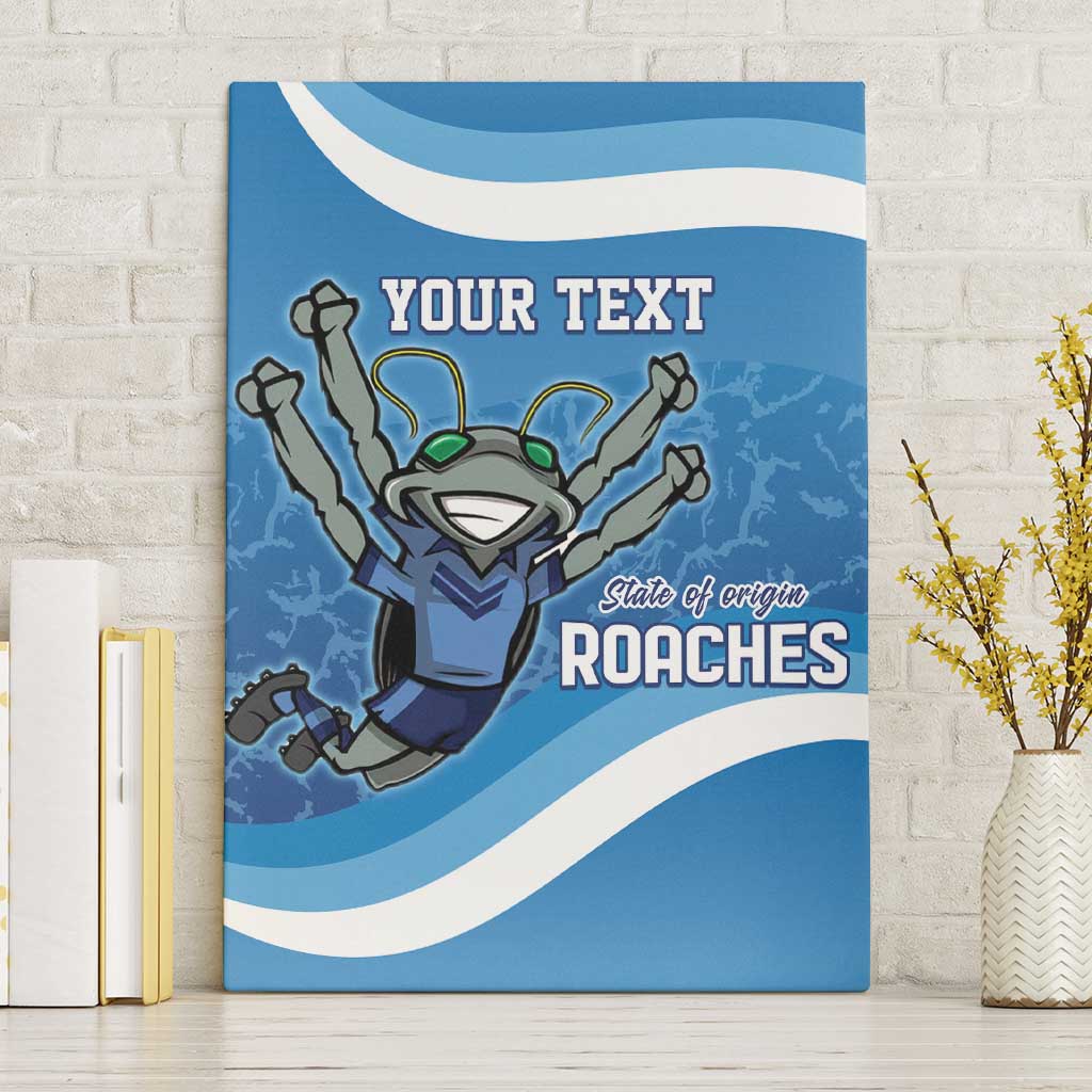 Custom NSW Cockroaches Blues Canvas Wall Art New South Wales Origin No2