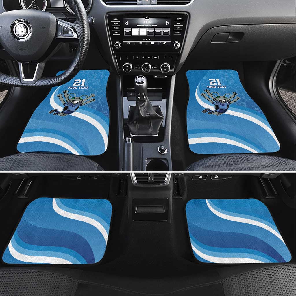Custom NSW Cockroaches Blues Car Mats New South Wales Origin No2