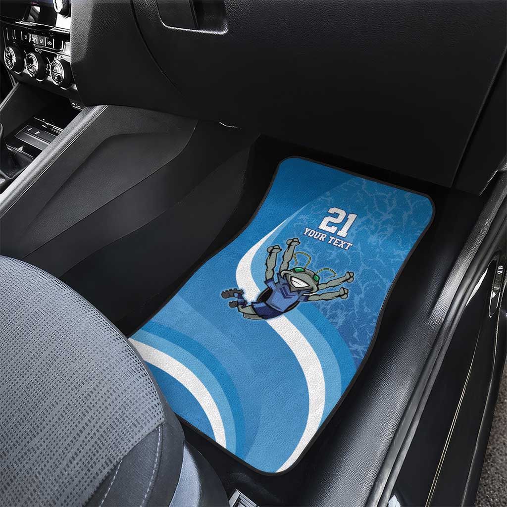 Custom NSW Cockroaches Blues Car Mats New South Wales Origin No2