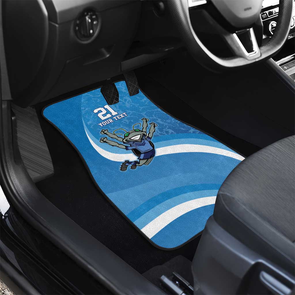 Custom NSW Cockroaches Blues Car Mats New South Wales Origin No2
