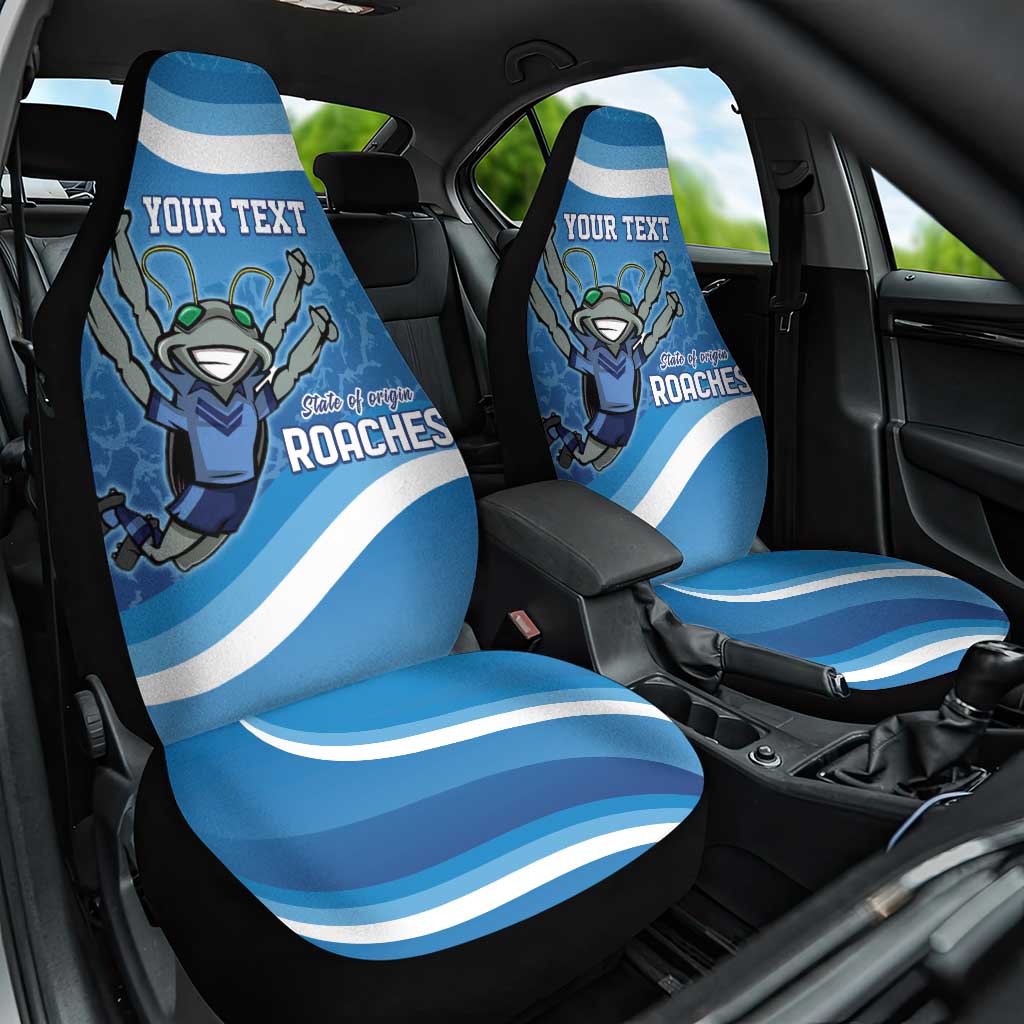 Custom NSW Cockroaches Blues Car Seat Cover New South Wales Origin No2