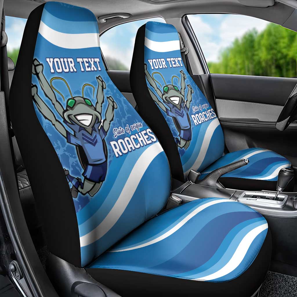 Custom NSW Cockroaches Blues Car Seat Cover New South Wales Origin No2