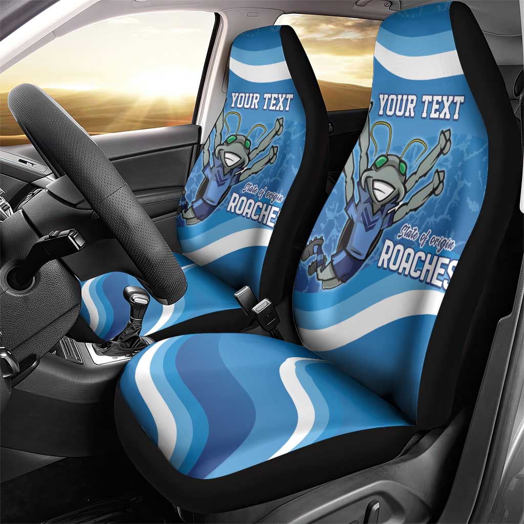 Custom NSW Cockroaches Blues Car Seat Cover New South Wales Origin No2