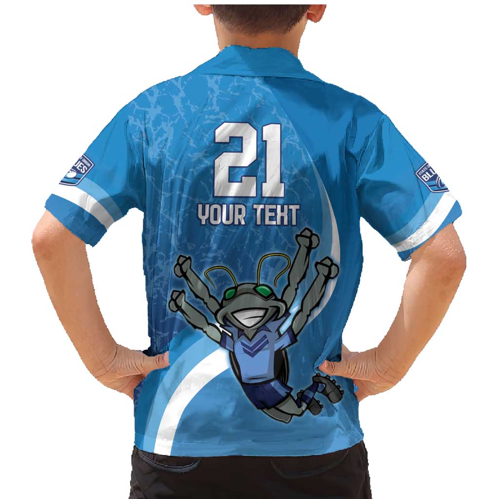 Custom NSW Cockroaches Blues Family Matching Mermaid Dress and Hawaiian Shirt New South Wales Origin No2