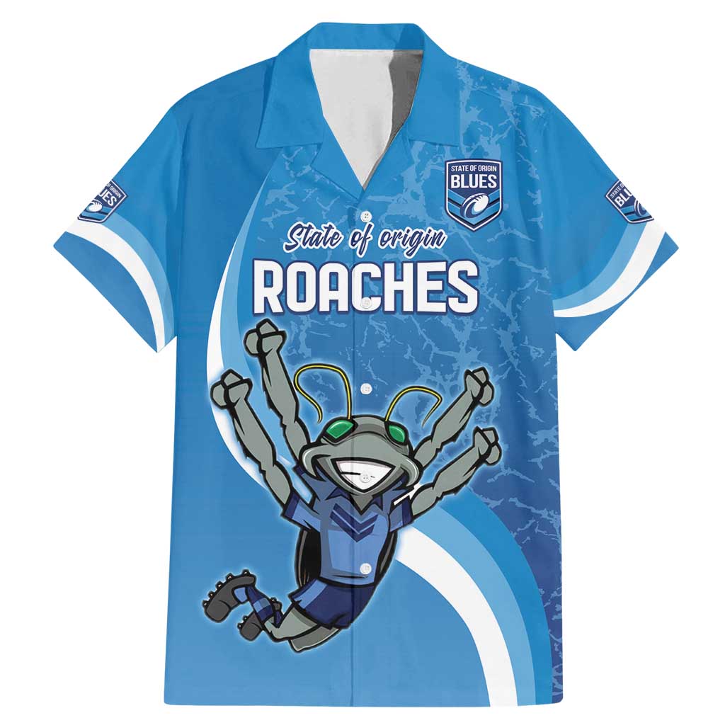 Custom NSW Cockroaches Blues Family Matching Mermaid Dress and Hawaiian Shirt New South Wales Origin No2