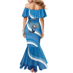 Custom NSW Cockroaches Blues Family Matching Mermaid Dress and Hawaiian Shirt New South Wales Origin No2