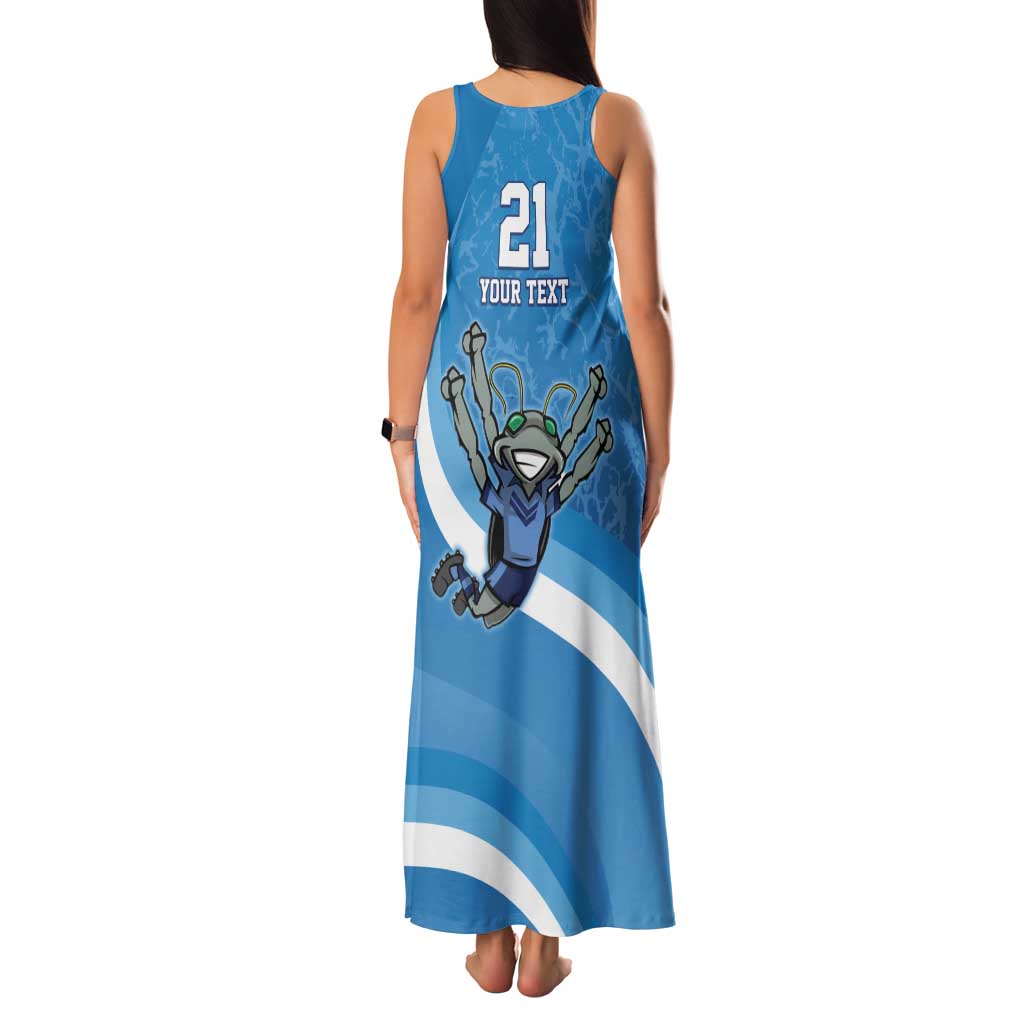 Custom NSW Cockroaches Blues Family Matching Tank Maxi Dress and Hawaiian Shirt New South Wales Origin No2