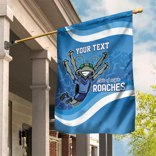 Custom NSW Cockroaches Blues Garden Flag New South Wales Origin No2