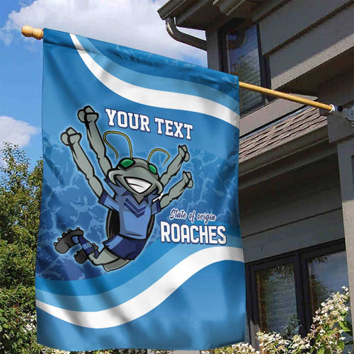 Custom NSW Cockroaches Blues Garden Flag New South Wales Origin No2