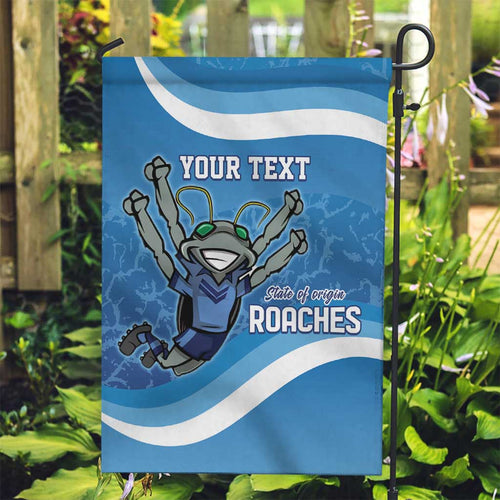 Custom NSW Cockroaches Blues Garden Flag New South Wales Origin No2